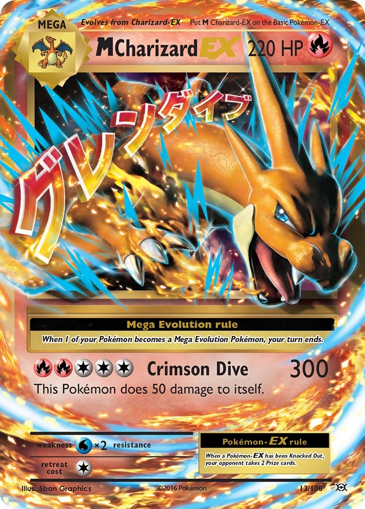 M Charizard EX [EVO - 13/108] – Cartes Leo