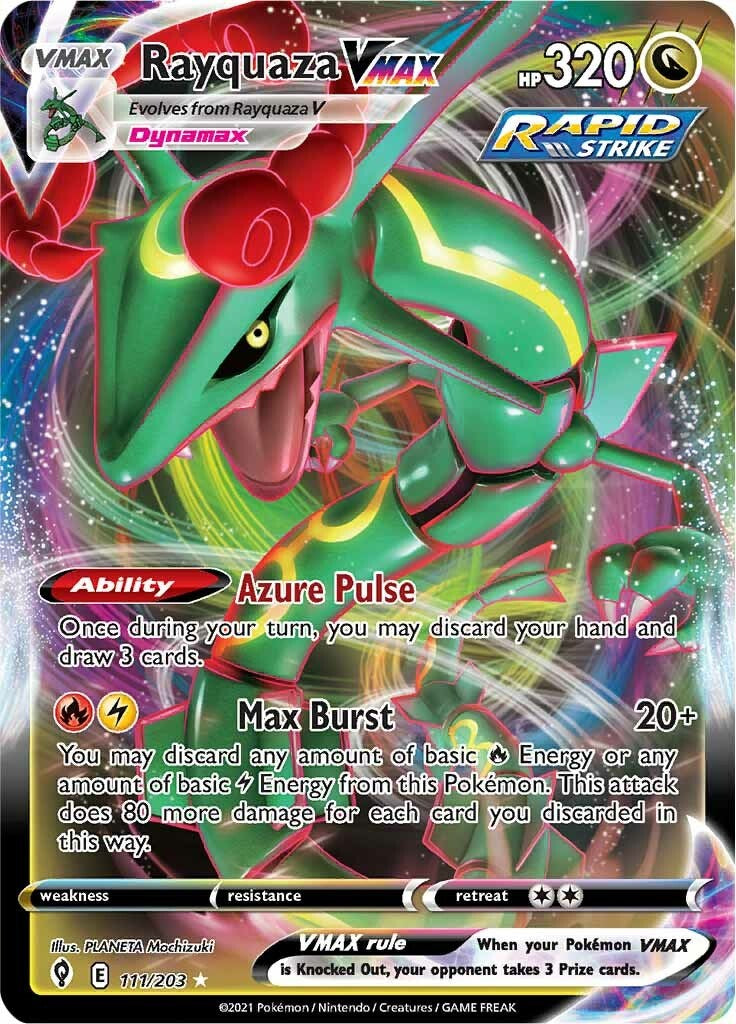 Rayquaza VMAX [SWSH07 - 111/203] – Cartes Leo