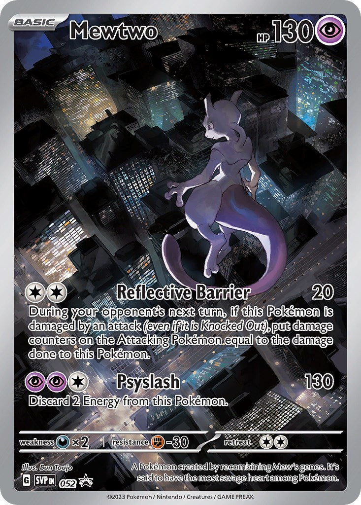 ポケモンカード Mewtwo SVP 052 Promo Mewtwo - 052 [SVP - 052] – Cartes Leo