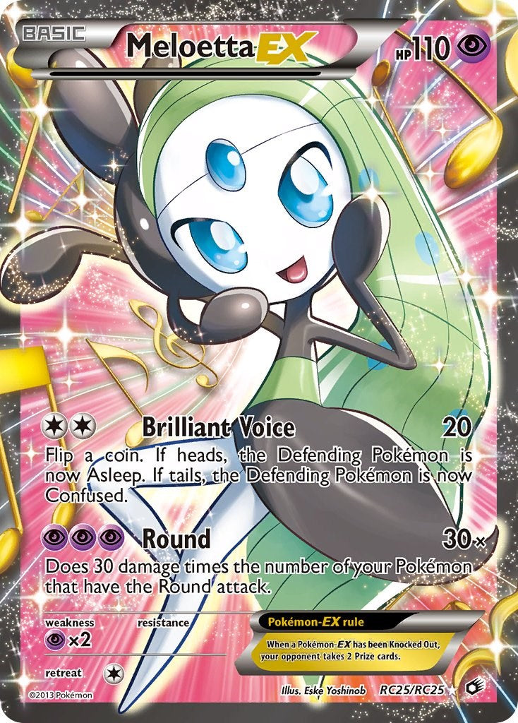 Meloetta EX (Full Art) [LTR - RC25/RC25] – Cartes Leo