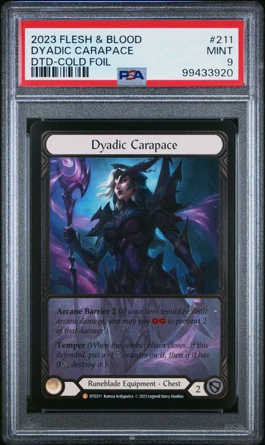 Cold Foil Runeblade Dyadic Carapace fab FaB] 英語版「Dyadic