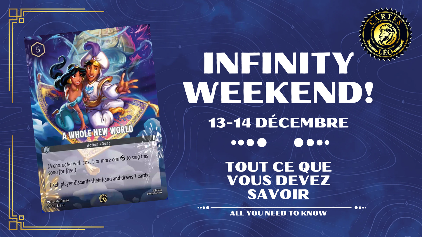 Lorcana Infinity Weekend: Bring Out Your Complete Collection!