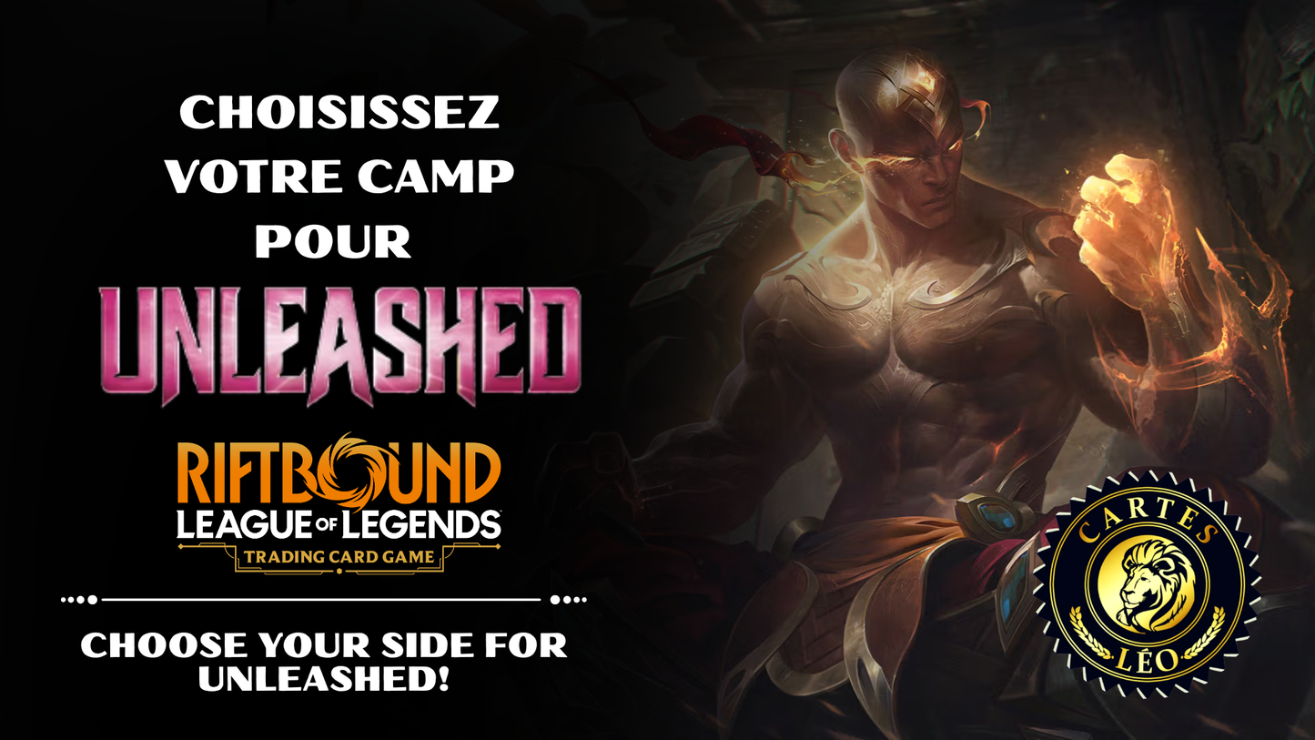 Choose your side for Unleashed!