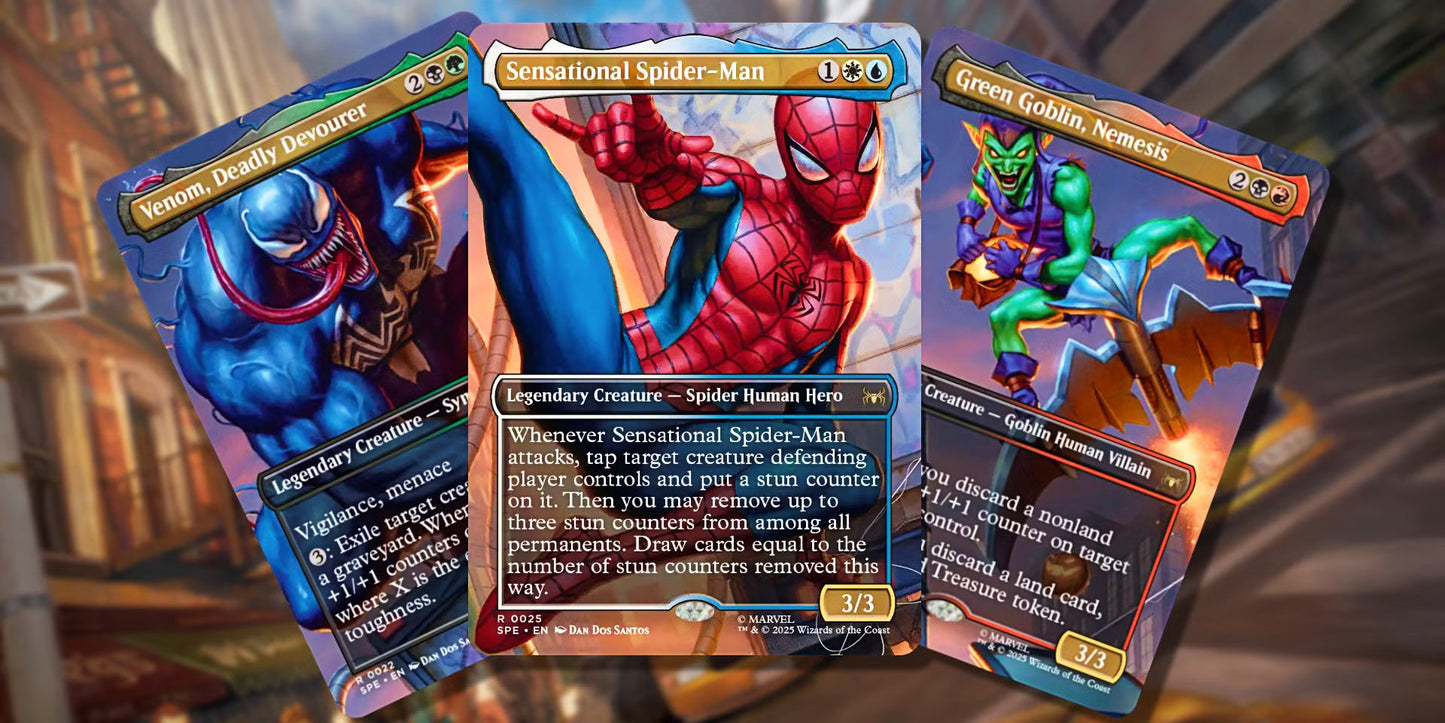 Spider-Man weaves his web to our store: All about the MTG Marvel’s Spider-Man expansion