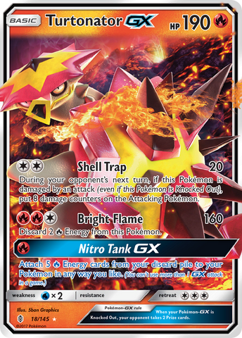 Turtonator GX (18/145) [Soleil et Lune : Guardians Rising] 