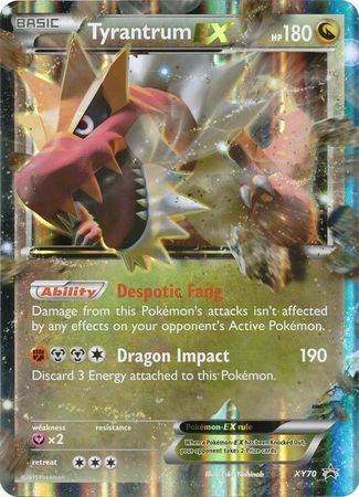 Tyrantrum EX (XY70) (carte géante) [XY : Black Star Promos] 