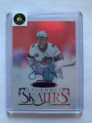 2022-23 STATURE JOSH NORRIS #SS-15 SPLENDID SKATERS AUTO 1/5 RED