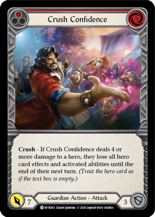 Crush Confidence (Rouge) [U-WTR063] (Bienvenue chez Rathe Unlimited) Rainbow Foil illimité 