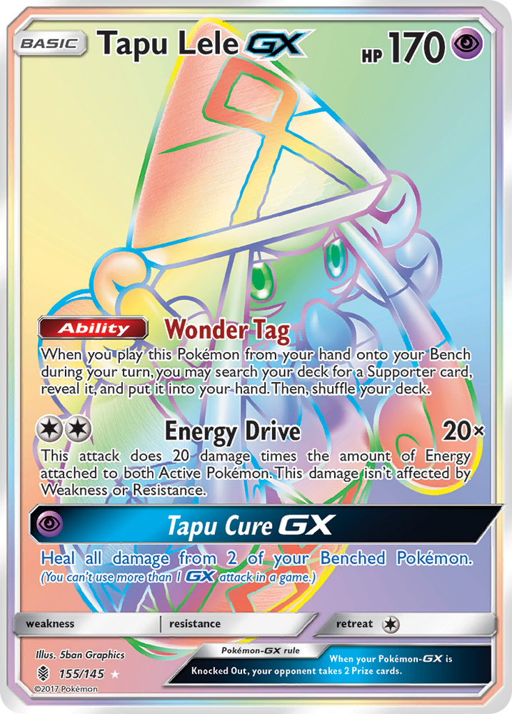 Tapu Lele GX (155/145) [Soleil et Lune : Gardiens Rising] 