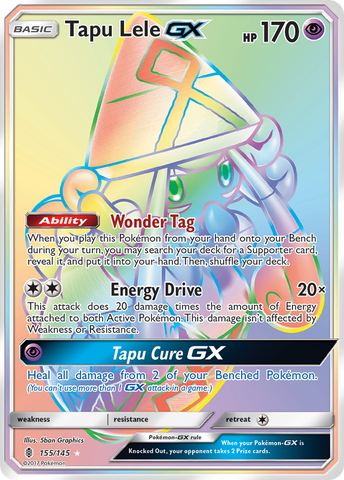 Tapu Lele GX (155/145) [Soleil et Lune : Gardiens Rising] 