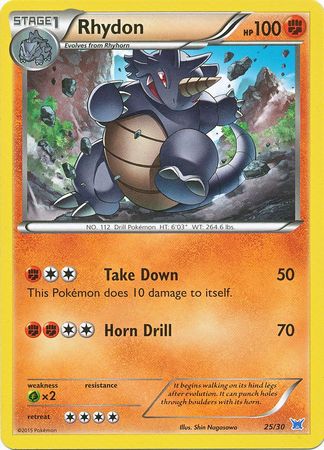 Rhydon (25/30) [XY : Kit d'entraînement 2 - Latios] 