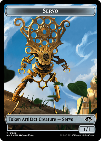 Aetherborn // Jeton servo double face [Jetons de commandant Modern Horizons 3] 