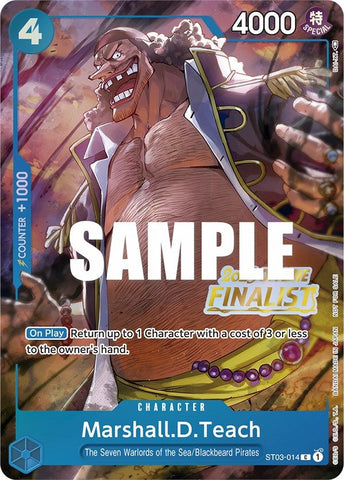 Marshall.D.Teach (Offline Regional 2023) [Finaliste] [Cartes promotionnelles One Piece] 