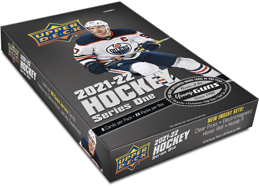 BOÎTE DE HOCKEY HOBBY UPPER DECK SÉRIE 1 2021-22