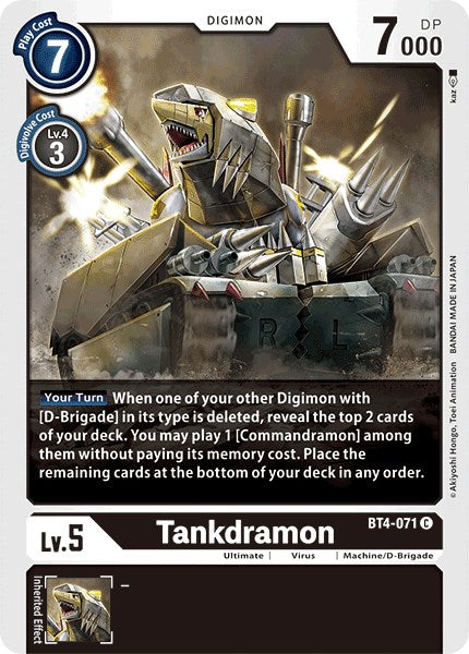Tankdramon