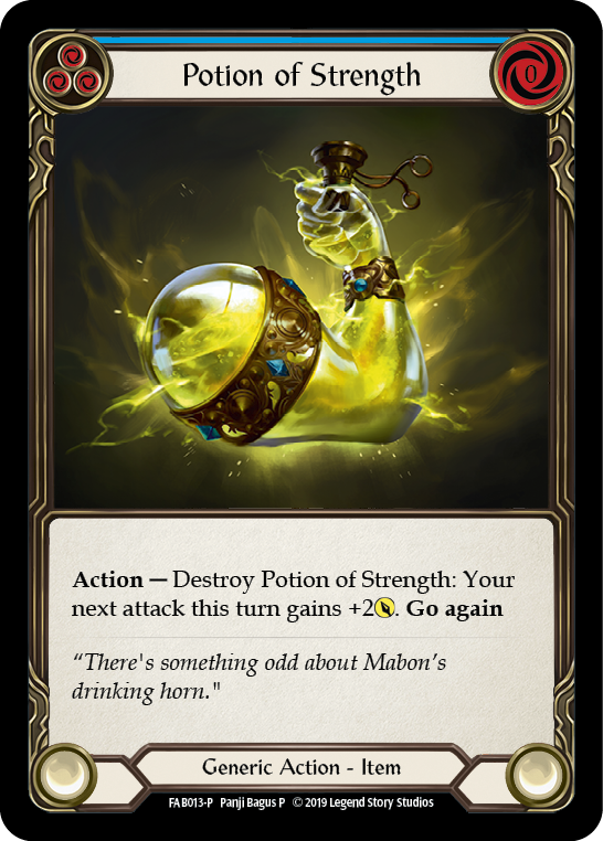 Potion de force [FAB013-P] (Promo) 1ère édition Cold Foil 