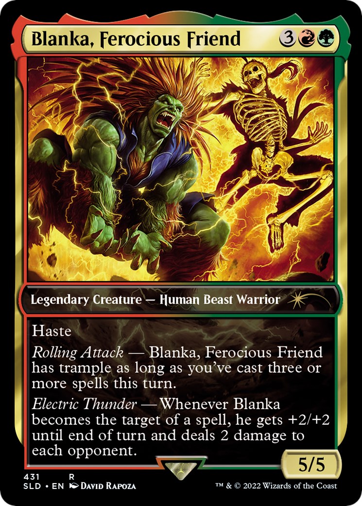 Blanka, Ferocious Friend