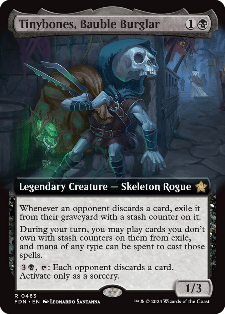 Tinybones, Bauble Burglar (Extended Art) [Foundations]