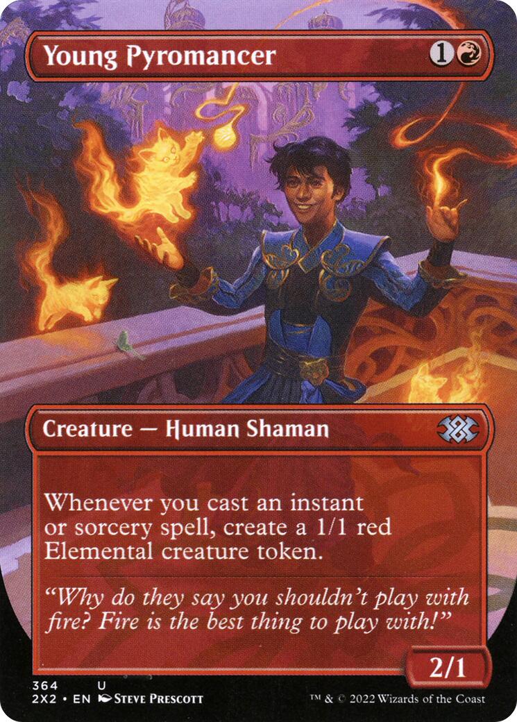 Young Pyromancer (Borderless)