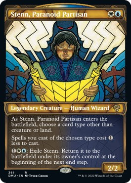 Stenn, Paranoid Partisan (Textured Foil)