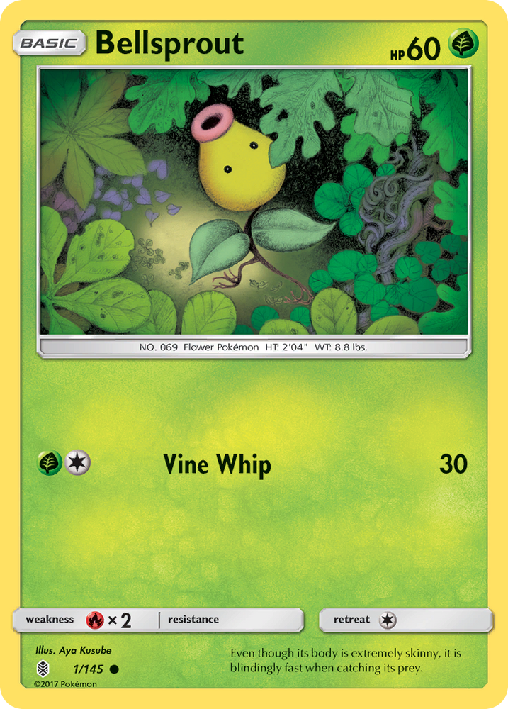 Bellsprout (1/145) [Soleil et Lune : Guardians Rising] 