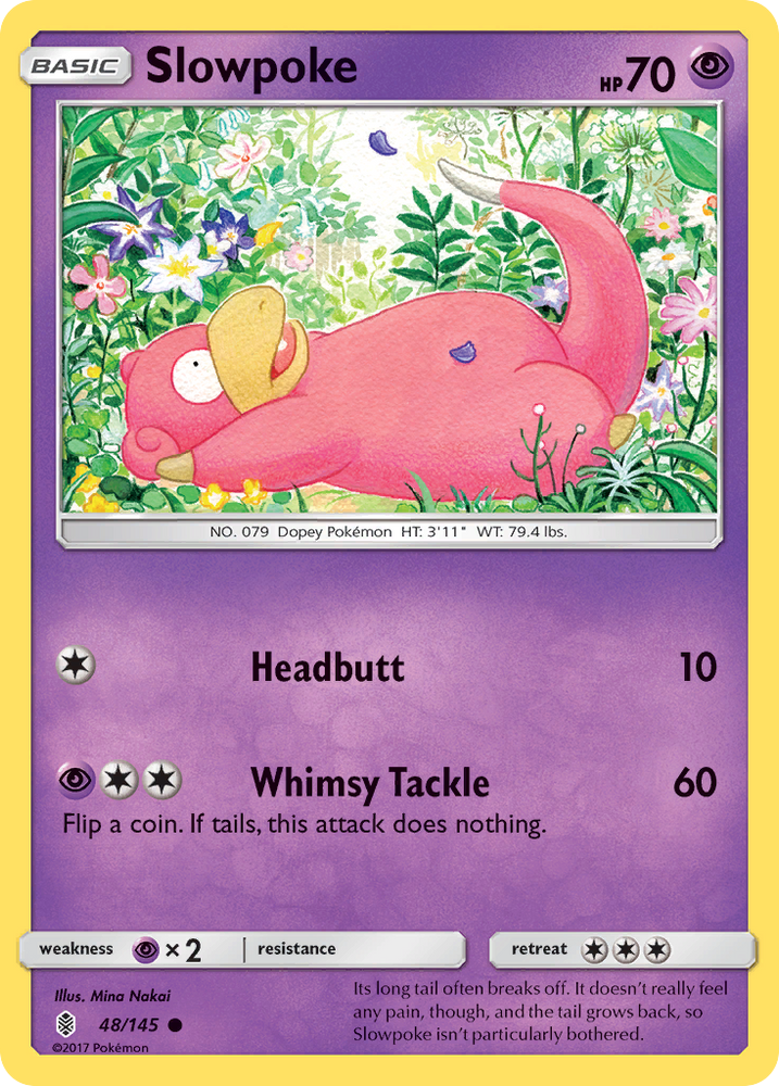 Slowpoke (48/145) [Soleil et Lune : Guardians Rising] 