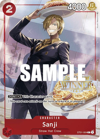 Sanji (hors ligne régional 2023) [Gagnant] [Cartes promotionnelles One Piece] 