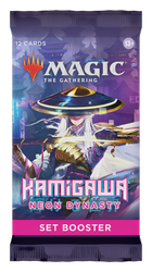 Kamigawa : Neon Dynasty - Affichage des boosters de set 