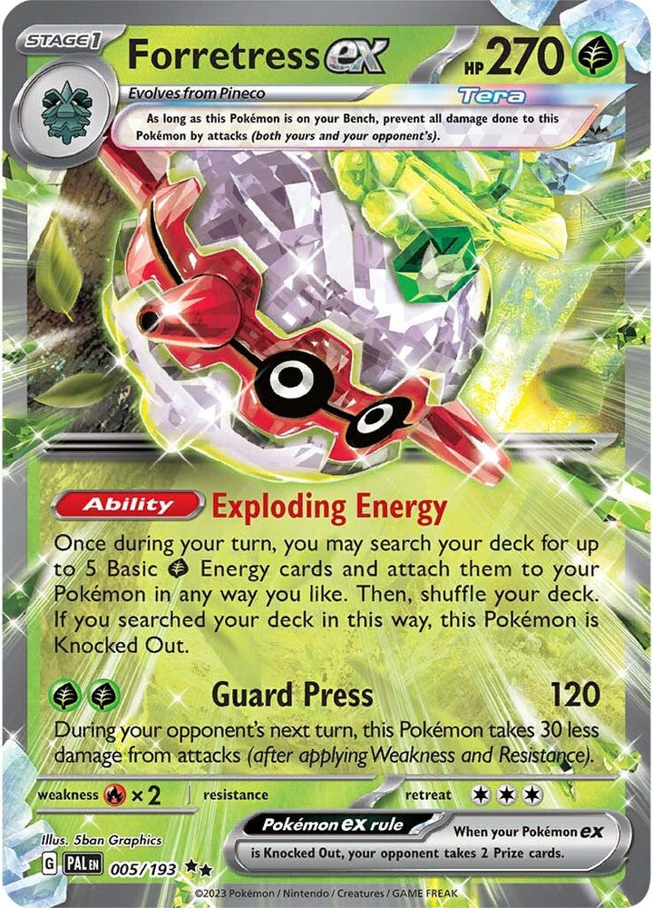 Forretress ex (005/193) [Scarlet & Violet: Paldea Evolved]