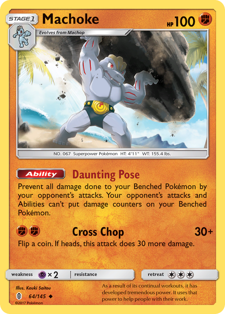 Machoke (64/145) [Soleil et Lune : Guardians Rising] 