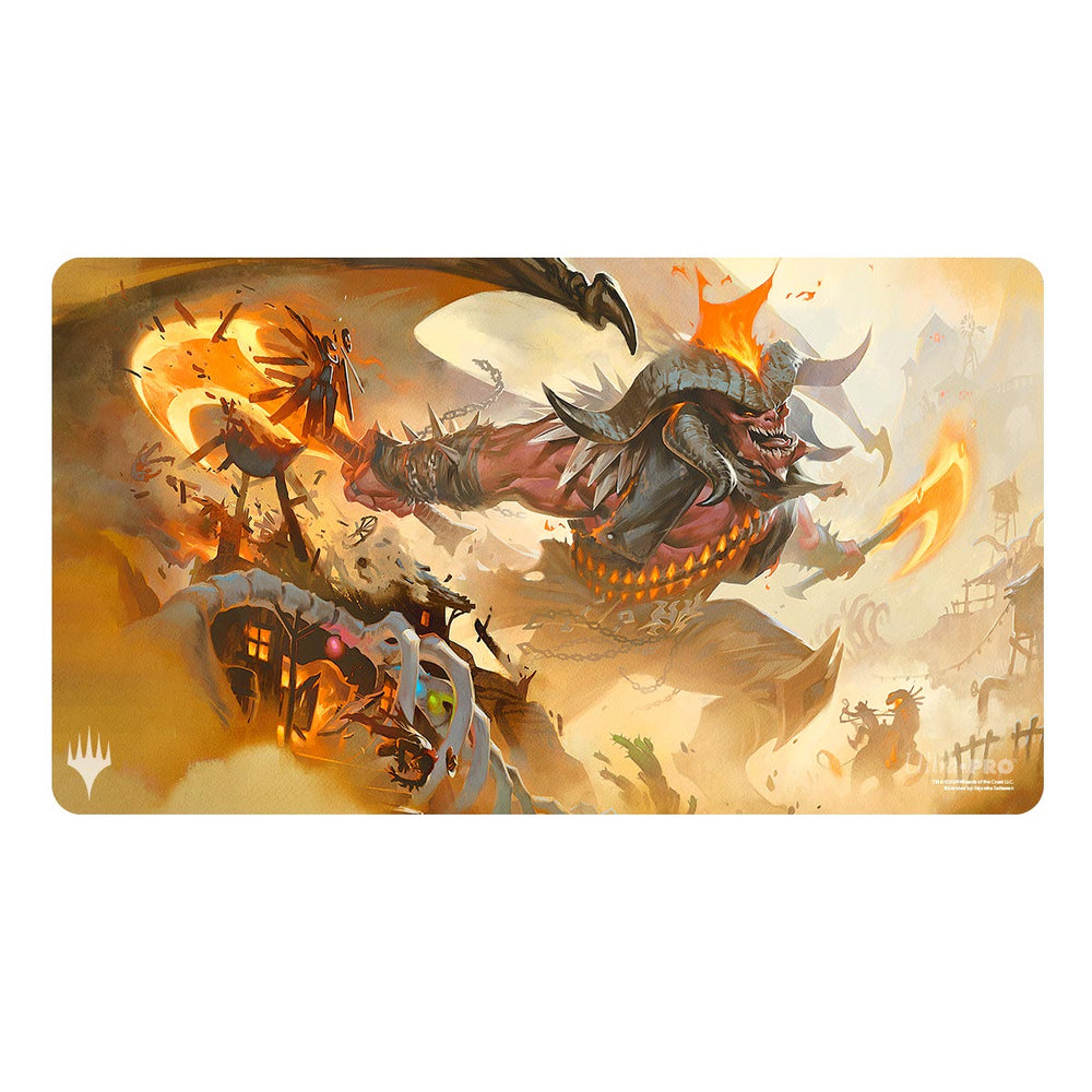 Ultra PRO : Tapis de jeu - Outlaws of Thunder Junction (Rakdos, le Muscle Key Art) 