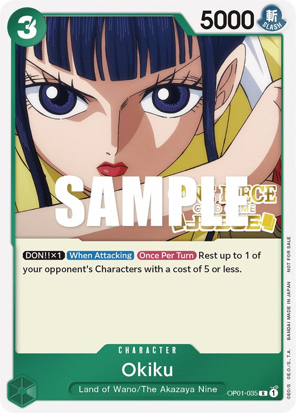 Okiku (Juge) [Cartes promotionnelles One Piece] 