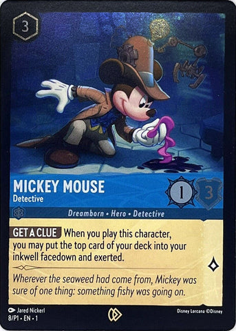 Mickey Mouse - Détective (8) [Cartes promotionnelles] 