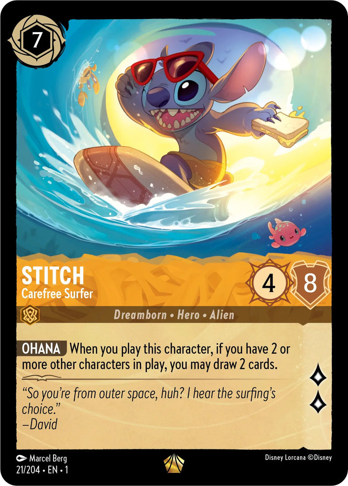 Stitch - Carefree Surfer (21/204) [Le premier chapitre] 