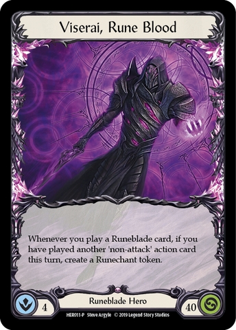 Viserai, Rune Blood [HER011-P] (Promo) 1ère édition Cold Foil 