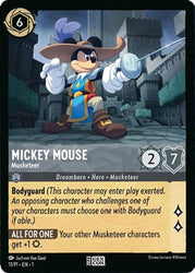 Mickey Mouse - Musketeer (GenCon 2023) (11) [Promo Cards]