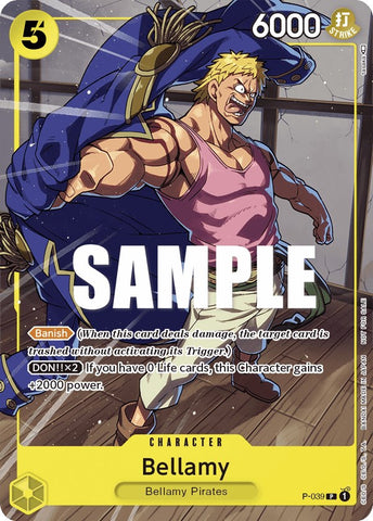 Bellamy (Pirates Party Vol. 4) [Cartes promotionnelles One Piece] 