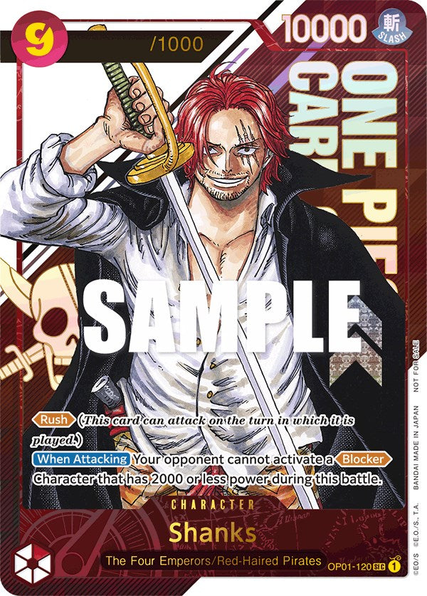 Shanks (Championnat 2023) [Numéro de série] [Cartes promotionnelles One Piece] 