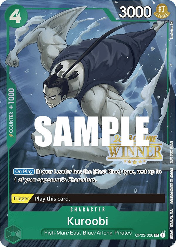 Kuroobi (Online Regional 2023) [Gagnant] [Cartes promotionnelles One Piece] 