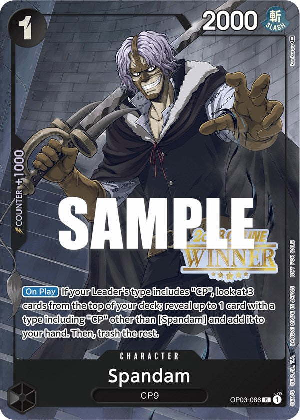 Spandam (Online Regional 2023) [Gagnant] [Cartes promotionnelles One Piece] 