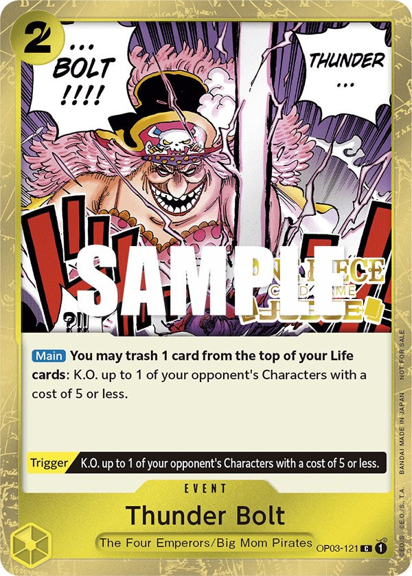 Thunder Bolt (Judge Pack Vol. 2) [Cartes promotionnelles One Piece] 