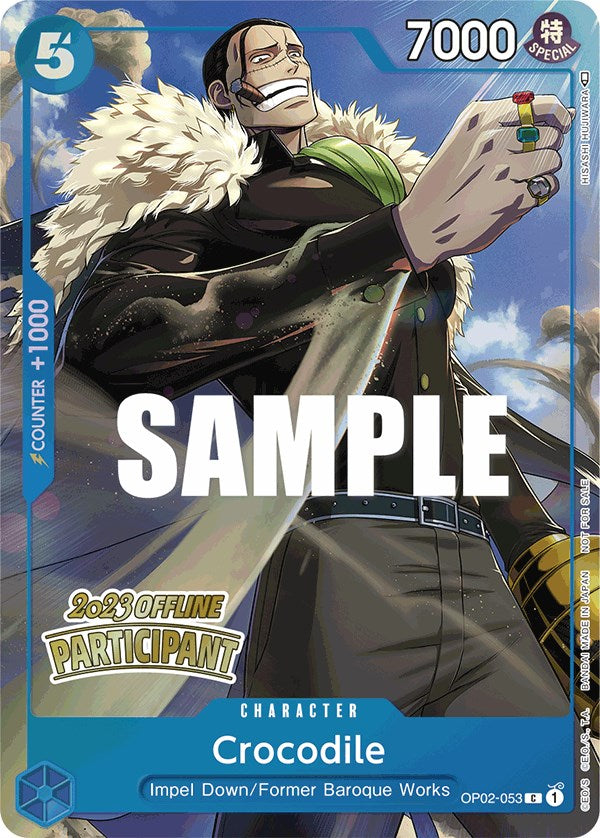 Crocodile (hors ligne régional 2023) [Participant] [Cartes promotionnelles One Piece] 