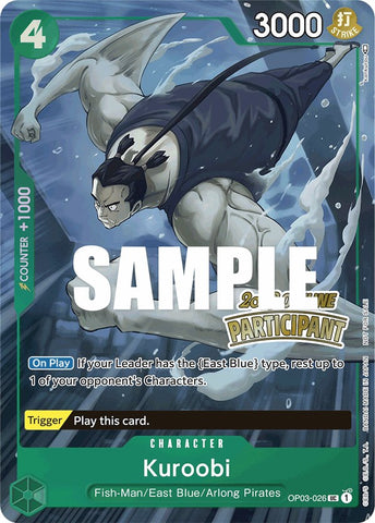 Kuroobi (hors ligne régional 2023) [Participant] [Cartes promotionnelles One Piece] 