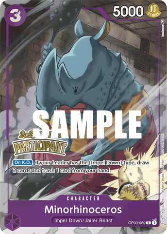 Minorhinoceros (Offline Regional 2023) [Participant] [Cartes promotionnelles One Piece] 