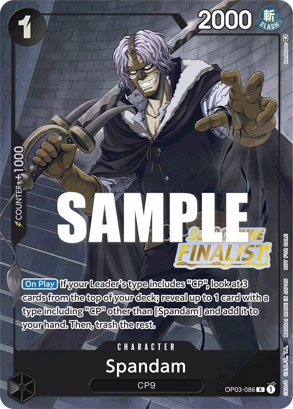 Spandam (Offline Regional 2023) [Finaliste] [Cartes promotionnelles One Piece] 