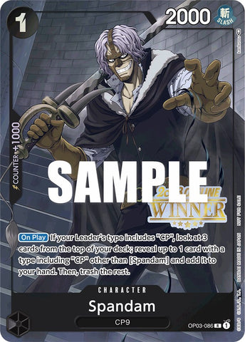 Spandam (hors ligne régional 2023) [Gagnant] [Cartes promotionnelles One Piece] 