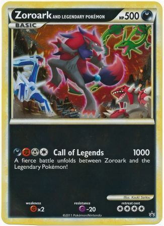 Zoroark et Pokémon Légendaire (Carte Jumbo) [Cartes Diverses] 