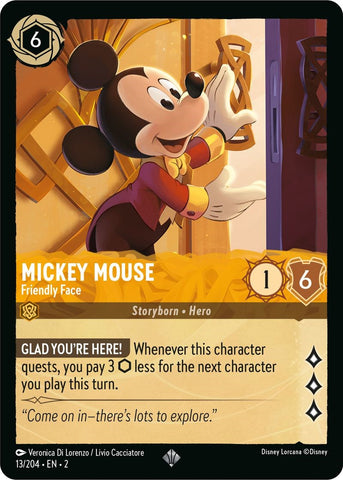 Mickey Mouse - Visage amical (13/204) [Rise of the Floodborn] 