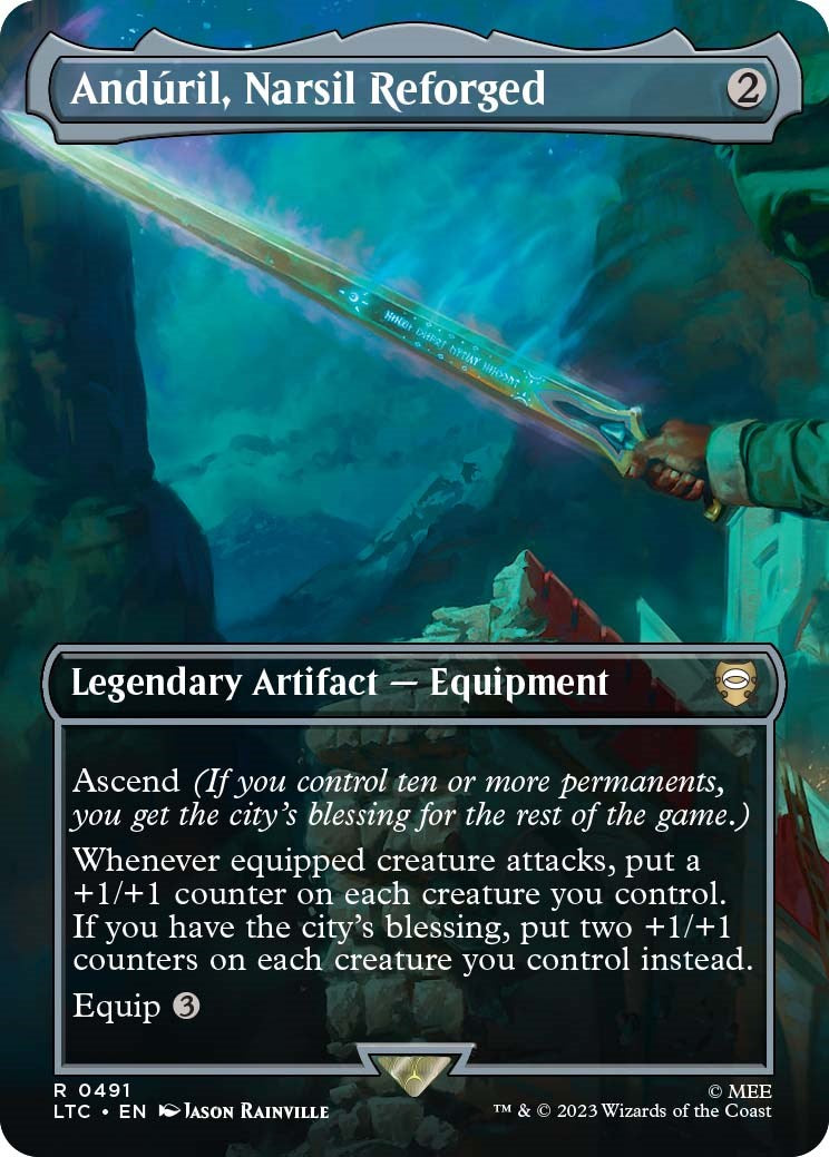Anduril, Narsil Reforged (Borderless)