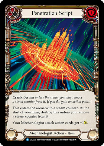 Script de pénétration [EVO079] (Lumières vives) Rainbow Foil 